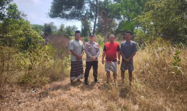 Polsek Senayang Ajak Warga Cegah Karhutla dan Waspada Cuaca Ekstrem