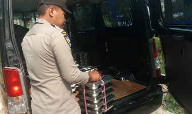 Polres Lingga Salurkan 1.328 Porsi Makanan Bergizi Gratis di Lingga Utara, Sasar Pelajar hingga Ibu Hamil