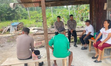 Satbinmas Polres Lingga Ajak Warga Dabo Perkuat Keamanan dan Waspadai Kejahatan