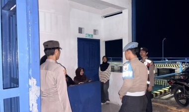 Polsek Senayang Sisir Pelabuhan dan Kafe Lewat Patroli KRYD, Situasi Tetap Aman