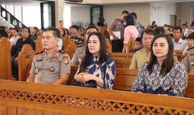Minggu Kasih di Batam, Wakapolda Kepri Ajak Jemaat Perkuat Sinergi Jaga Kamtibmas