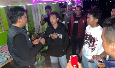 Polres Lingga Gelar KRYD Antinarkoba di Dabo Singkep, Hasil Tes Urine Negatif