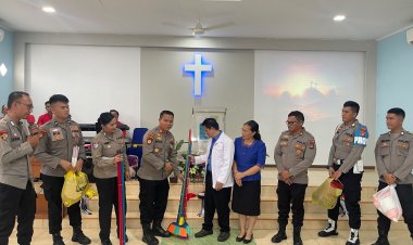 Polres Karimun Gelar Minggu Kasih di Gereja, Perkuat Toleransi dan Kemitraan dengan Masyarakat