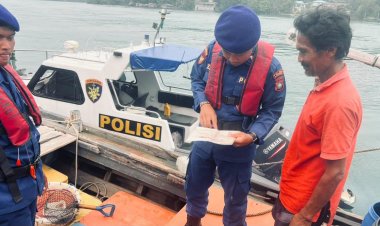 Satpolairud Polres Lingga Intensifkan Patroli Laut, Pastikan Keamanan dan Keselamatan Pelayaran