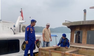 Satpolairud Polres Lingga Tingkatkan Patroli Laut, Pastikan Keamanan dan Keselamatan Pelayaran