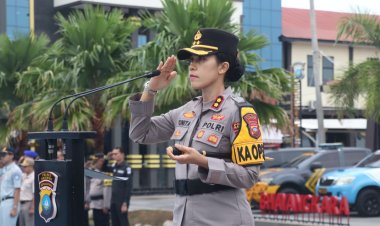 Kapolres Karimun Pimpin Apel Operasi Patuh Seligi 2026, Sasar 10 Pelanggaran Lalu Lintas