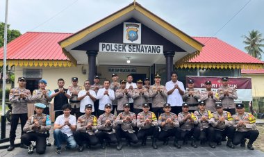 Polsek Senayang Dapat Asistensi Polres Lingga, Administrasi Personel dan Inventaris Diperiksa