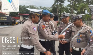 Sipropam Polresta Barelang Perketat Pengawasan Personel Selama Operasi Patuh Seligi 2026