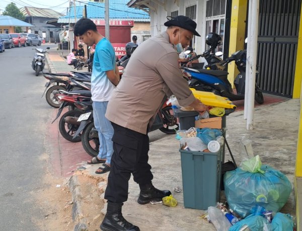 Peringati World Cleanup Day 2026, Polsek Sekupang dan Warga Gotong Royong Bersihkan Tanjung Riau