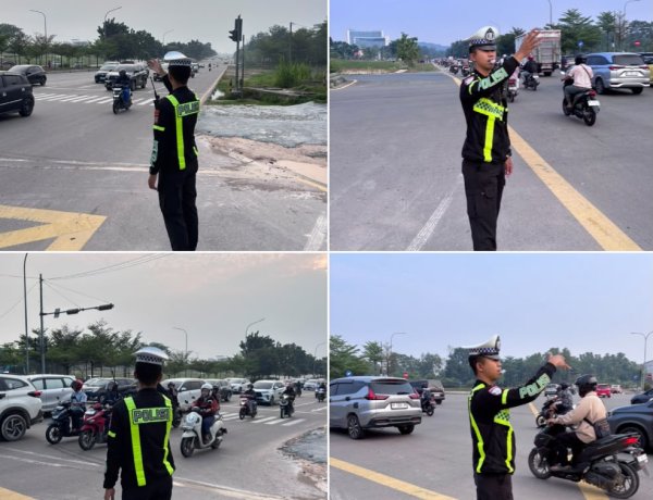 Satlantas Polresta Barelang Tempatkan 56 Personel di 30 Titik, Arus Pagi Jadi Prioritas