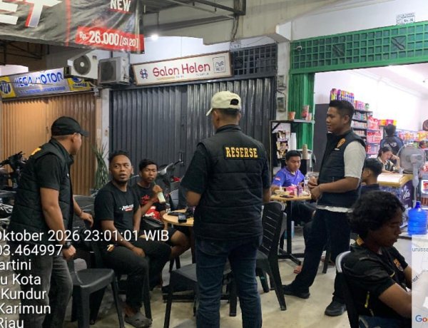 Polsek Kundur Intensifkan Patroli Malam, Antisipasi Kriminalitas dan Gangguan Kamtibmas