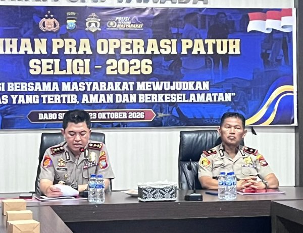 Jelang Operasi Patuh Seligi 2026, Kapolres Lingga Tekankan Penindakan Profesional dan Humanis