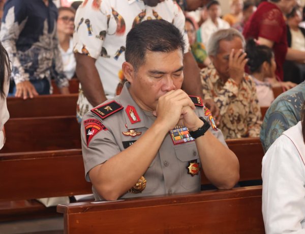 Minggu Kasih di Bintan, Wakapolda Kepri Dorong Generasi Muda Berprestasi dan Perkuat Toleransi