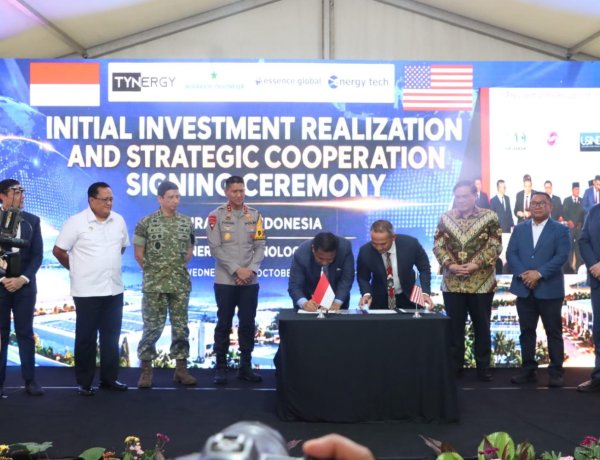 Kapolresta Barelang Dampingi Kapolda Kepri dalam Penandatanganan Kerja Sama Investasi di Kawasan Industri Wiraraja
