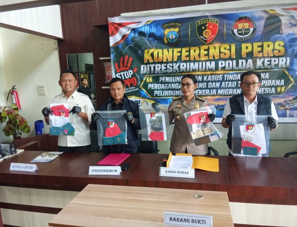 Polda Kepri Ungkap Tiga Kasus TPPO, 30 Orang Jadi Korban dan Enam Tersangka