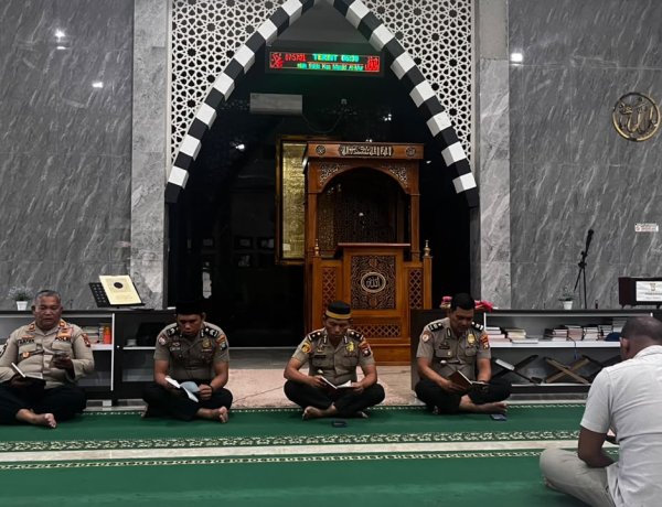 Polres Lingga Gelar Binrohtal Lintas Agama, Tanamkan Nilai Kejujuran dan Integritas