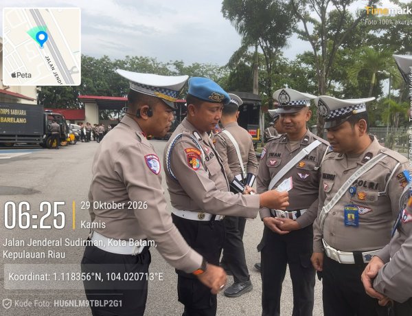 Sipropam Polresta Barelang Perketat Pengawasan Personel Selama Operasi Patuh Seligi 2026