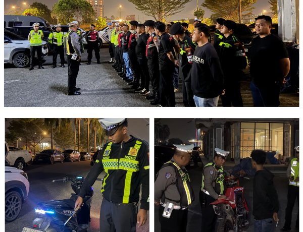 Polresta Barelang Tindak 26 Motor Berknalpot Brong dalam Patroli Malam Skala Besar