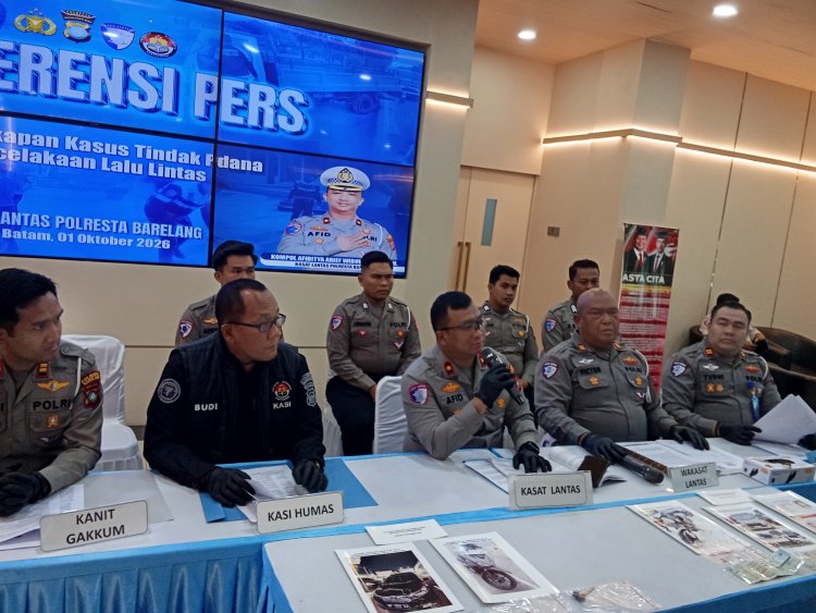 Satlantas Polresta Barelang Tetapkan Satu Tersangka Kasus Tabrak Pengendara Motor di Depan Gedung Pemuda Pancasila