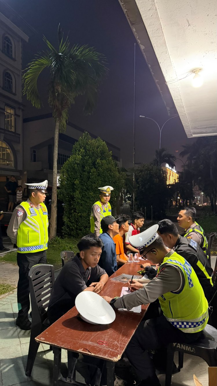 Polresta Barelang Tindak 33 Motor Berknalpot Brong dalam Patroli KRYD Skala Besar