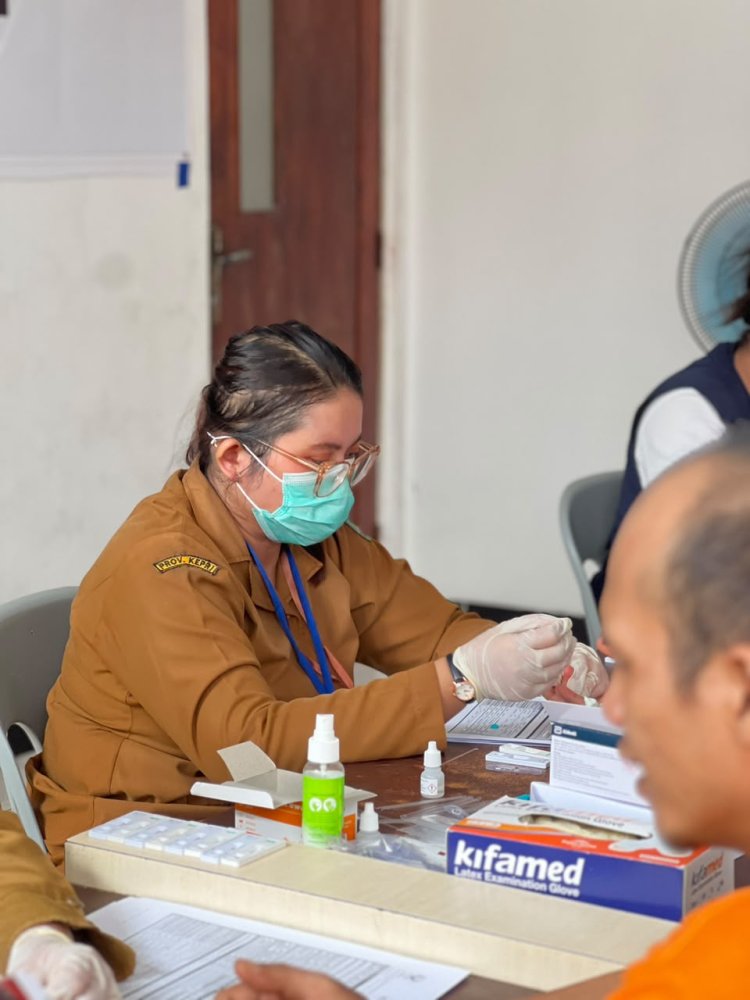Rutan Batam dan Dinkes Perkuat Deteksi Dini Kesehatan Warga Binaan Lewat Layanan VCT