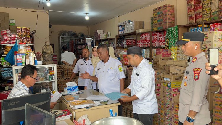Sidak Tujuh Toko di Dabo Singkep, Petugas Temukan Barang Kedaluwarsa