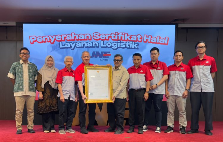 JNE Kantongi Sertifikasi Halal BPJPH, Perkuat Jaminan Layanan Logistik