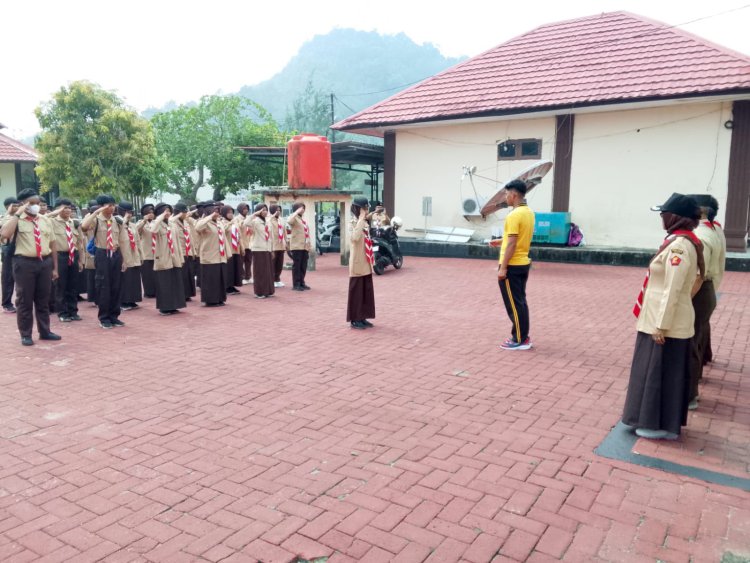 Sat Binmas Polres Lingga Gelar Pemilihan Dewan Kerja Saka Bhayangkara 2026–2027