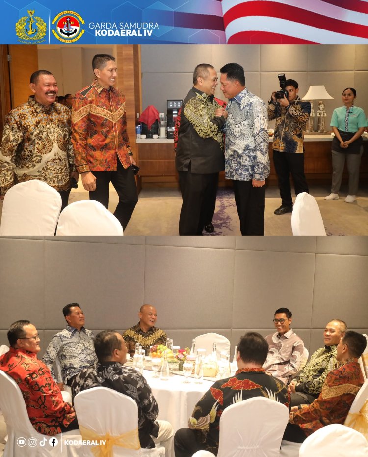 Dankodaeral IV Hadiri Kenal Pamit Kapolda Kepri, Perkuat Sinergi TNI-Polri