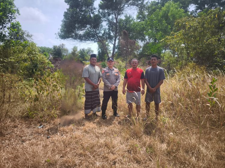 Polsek Senayang Ajak Warga Cegah Karhutla dan Waspada Cuaca Ekstrem