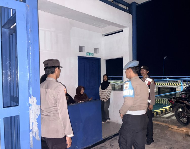 Polsek Senayang Sisir Pelabuhan dan Kafe Lewat Patroli KRYD, Situasi Tetap Aman