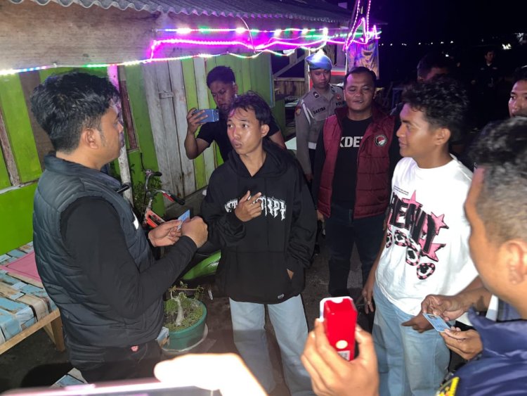 Polres Lingga Gelar KRYD Antinarkoba di Dabo Singkep, Hasil Tes Urine Negatif