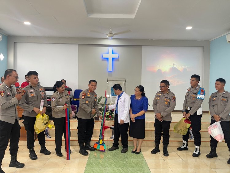 Polres Karimun Gelar Minggu Kasih di Gereja, Perkuat Toleransi dan Kemitraan dengan Masyarakat