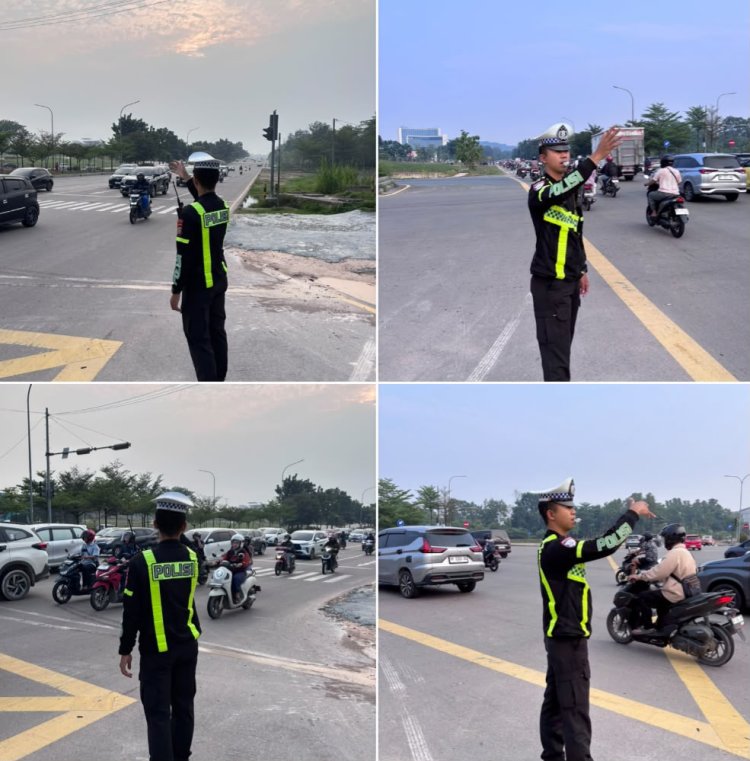 Satlantas Polresta Barelang Tempatkan 56 Personel di 30 Titik, Arus Pagi Jadi Prioritas