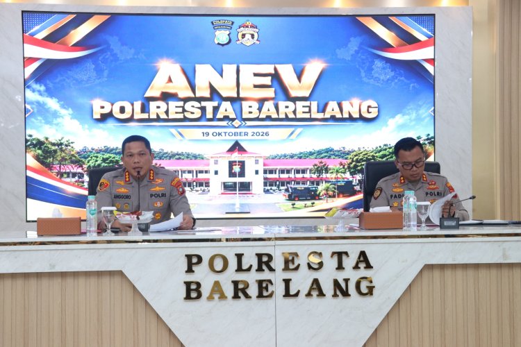 Kapolresta Barelang Pimpin Evaluasi Kamtibmas, Minta Jajaran Tingkatkan Pelayanan kepada Masyarakat