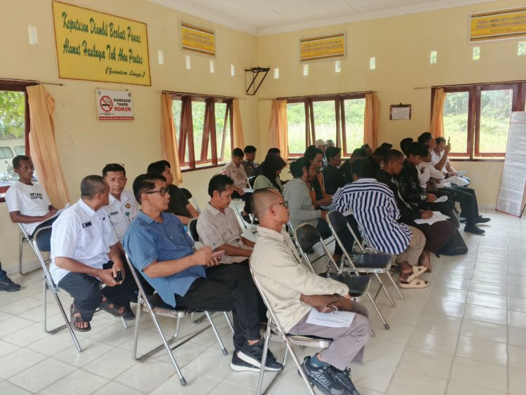 Polsek Singkep Barat Fasilitasi Dialog Warga Bahas Rencana Pembangunan Fasilitas Tambang PT Sirtu Alam Persada