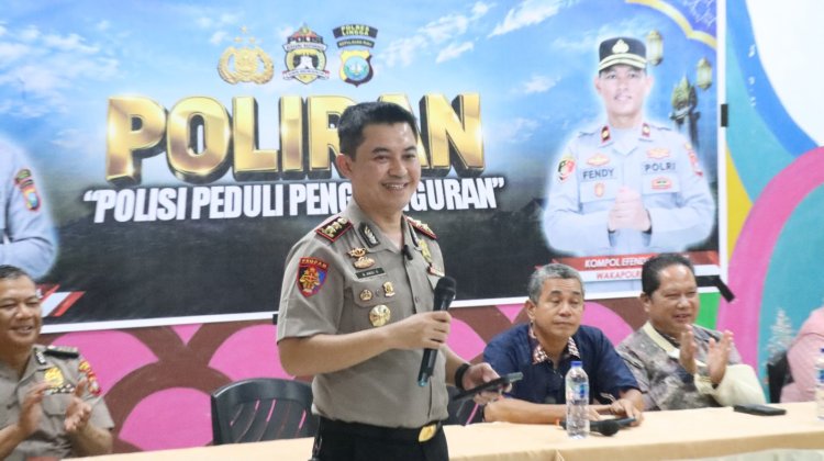 Polres Lingga Gelar POLIRAN di SMKN 1 Singkep, Siswa Dibekali Kesiapan Memasuki Dunia Kerja