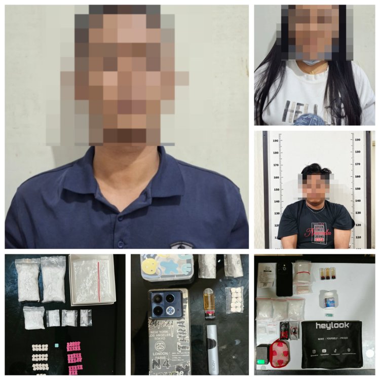 Polda Kepri Bongkar Peredaran Narkotika di Batam, 3 Orang Diamankan dan Ratusan Gram Sabu Disita