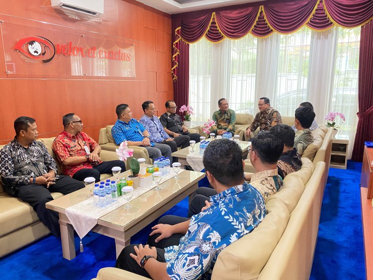 Perkuat Sinergi Keamanan, Kakanwil Ditjenpas Kepri dan Kepala UPT Batam Silaturahmi ke BINDA