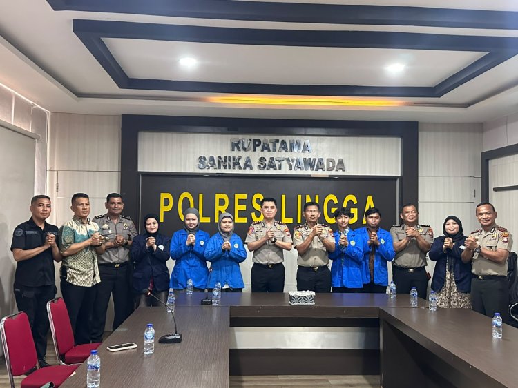 Polres Lingga Gandeng Aliansi BEM, Dorong Kepedulian Pendidikan hingga Pelosok Daerah