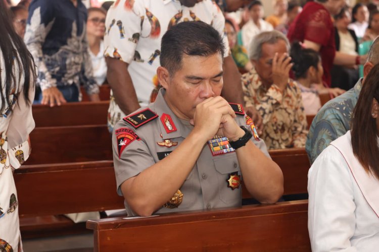 Minggu Kasih di Bintan, Wakapolda Kepri Dorong Generasi Muda Berprestasi dan Perkuat Toleransi