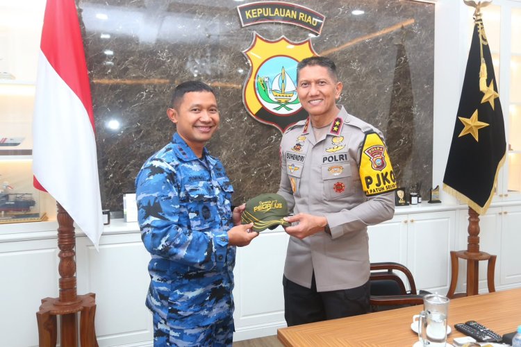 Kapolda Kepri Terima Kunjungan Danlanud Hang Nadim, Perkuat Sinergi TNI-Polri