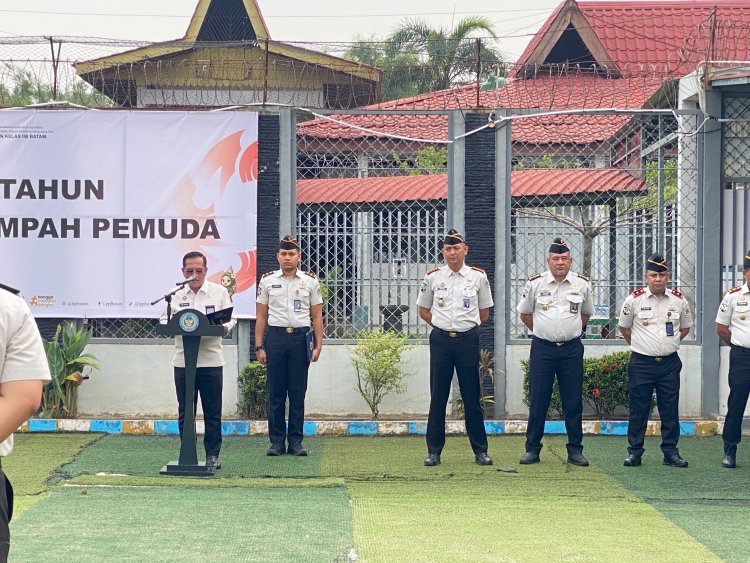 Peringati Hari Sumpah Pemuda ke-98, Kalapas Batam Yosafat Rizanto Perkuat Semangat Persatuan
