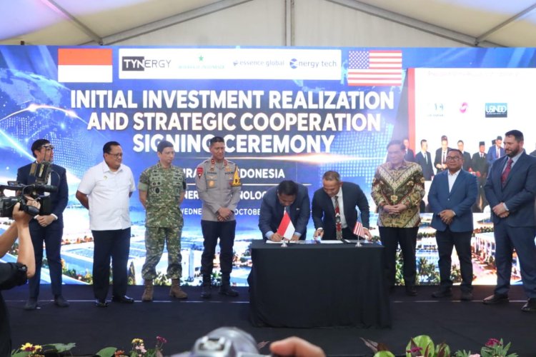 Kapolresta Barelang Dampingi Kapolda Kepri dalam Penandatanganan Kerja Sama Investasi di Kawasan Industri Wiraraja