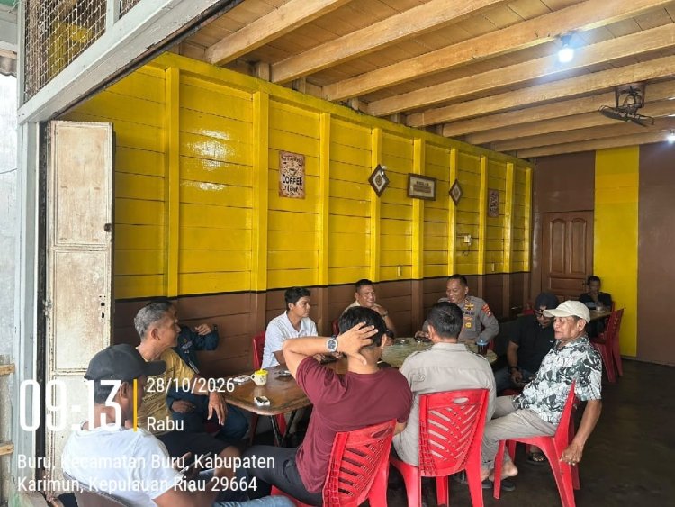 Polsek Buru Tampung Keluhan Warga Lewat Dialog Kamtibmas, Perkuat Sinergi Jaga Keamanan
