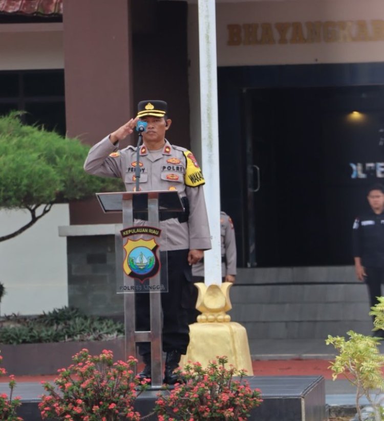 Polres Lingga Peringati Hari Sumpah Pemuda ke-98, Teguhkan Semangat Persatuan dan Pengabdian