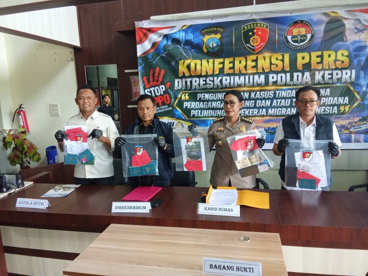 Polda Kepri Ungkap Tiga Kasus TPPO, 30 Orang Jadi Korban dan Enam Tersangka