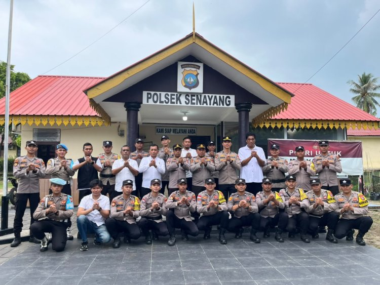 Polsek Senayang Dapat Asistensi Polres Lingga, Administrasi Personel dan Inventaris Diperiksa