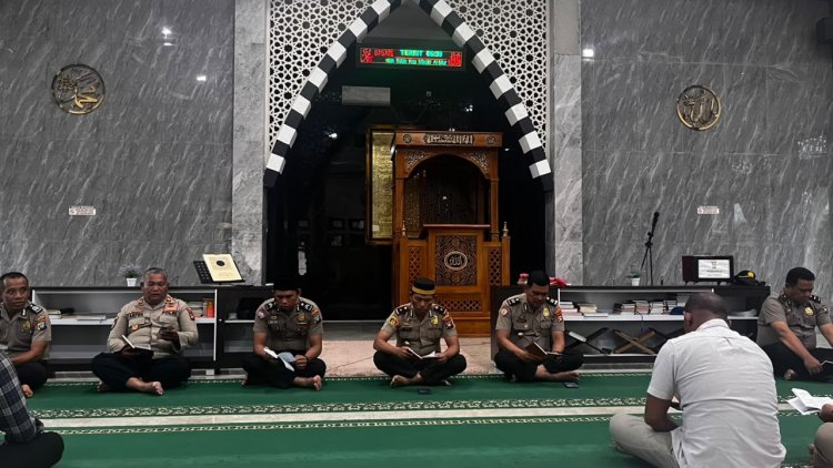Polres Lingga Gelar Binrohtal Lintas Agama, Tanamkan Nilai Kejujuran dan Integritas