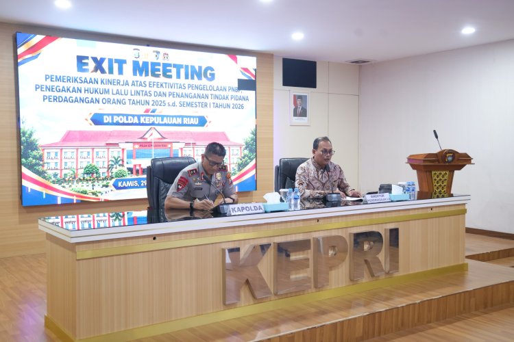 Kapolda Kepri Tekankan Tindak Lanjut Audit BPK RI, Kinerja dan Pelayanan Publik Jadi Sorotan